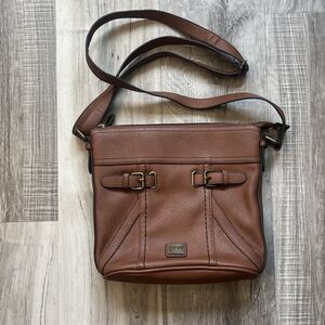 BOC Born Concept Crossbody Purse Brown Faux Leather Bag  Boho Country